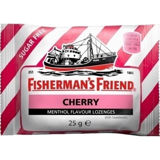 Fisherman's Friend Καραμέλες με Γεύση Κεράσι Χωρίς ζάχαρη 25gr