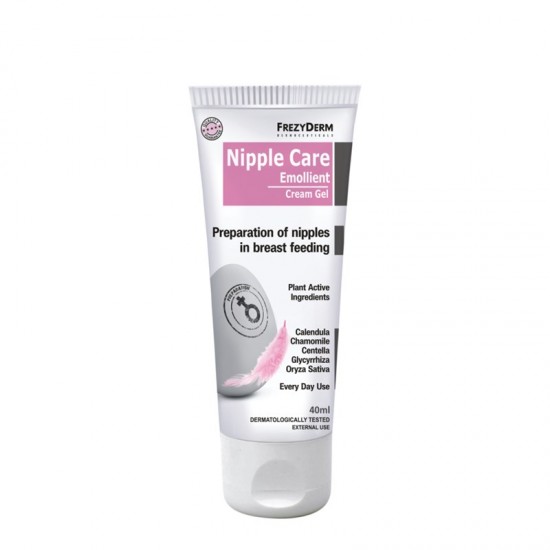 Frezyderm Nipple Care Emollient Cream Gel, Προστασία-Αγωγή των Θηλών κατά την Κύηση-Θηλασμό 40ml