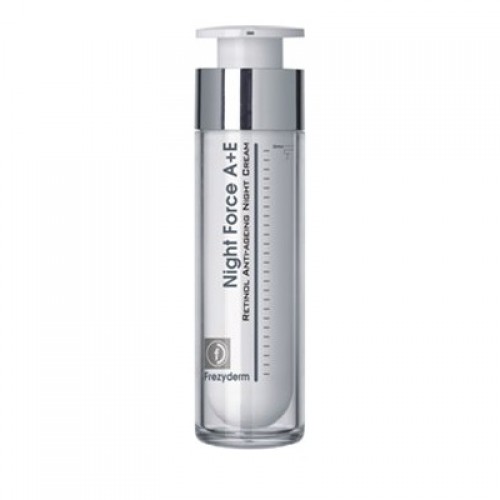 Frezyderm Night Force A + E Cream Αντιγηραντική Κρέμα Νυκτός με Ρετινόλη και Βιταμίνη Ε 50ml Frezyderm Night Force A + E Cream Αντιγηραντική Κρέμα Νυκτός με Ρετινόλη και Βιταμίνη Ε 50ml