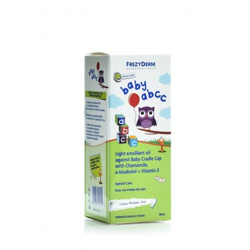 Frezyderm Baby ABCC Ειδικό Λάδι για τη Νινίδα των Βρεφών με Χαμομήλι & Βιταμίνη Ε  50ml