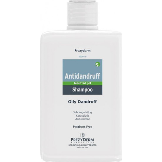 Frezyderm Antidandruff Shampoo 200ml Σαμπουάν κατά της Λιπαρής Πιτυρίδας