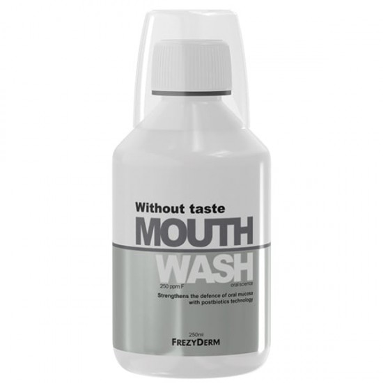 Frezyderm Without Taste Mouthwash Στοματικό Διάλυμα Χωρίς Γεύση & Άρωμα 250ml