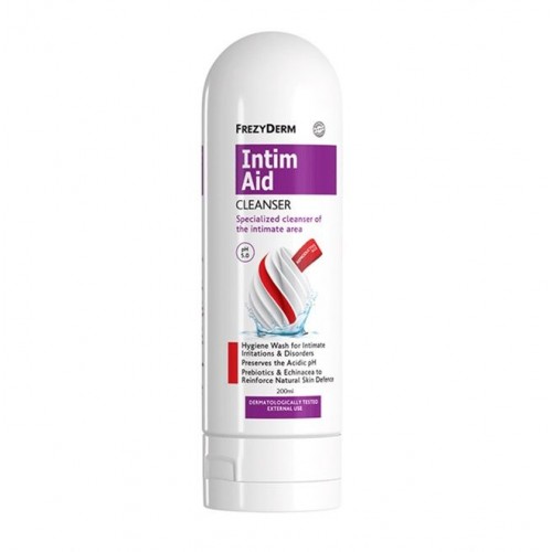 Frezyderm Intim Aid Cleanser pH5.0 Καθαριστικό Ευαίσθητης Περιοχής 200ml Frezyderm Intim Aid Cleanser pH5.0 Καθαριστικό Ευαίσθητης Περιοχής 200ml