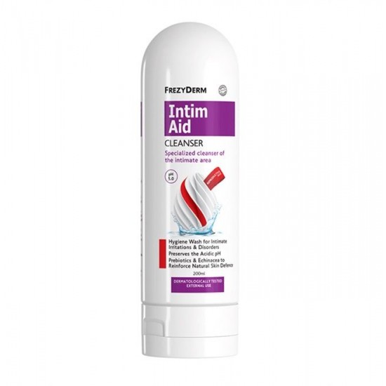 Frezyderm Intim Aid Cleanser pH5.0 Καθαριστικό Ευαίσθητης Περιοχής 200ml Frezyderm Intim Aid Cleanser pH5.0 Καθαριστικό Ευαίσθητης Περιοχής 200ml