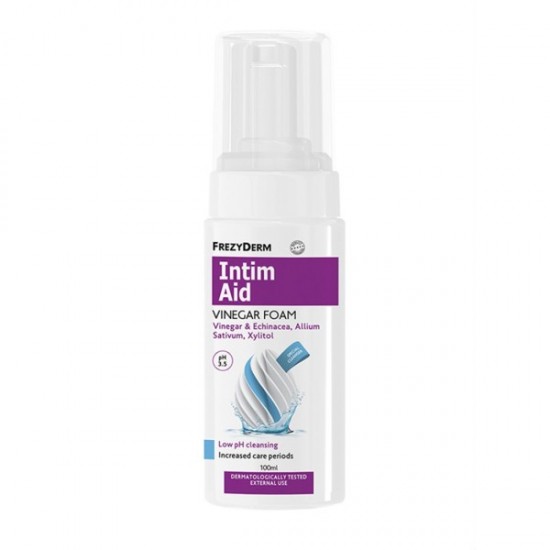 Frezyderm Intim Aid Vinegar Foam pH 3.5 Αφρός Καθαρισμού της Ευαίσθητης Περιοχής 100ml Frezyderm Intim Aid Vinegar Foam pH 3.5 Αφρός Καθαρισμού της Ευαίσθητης Περιοχής 100ml