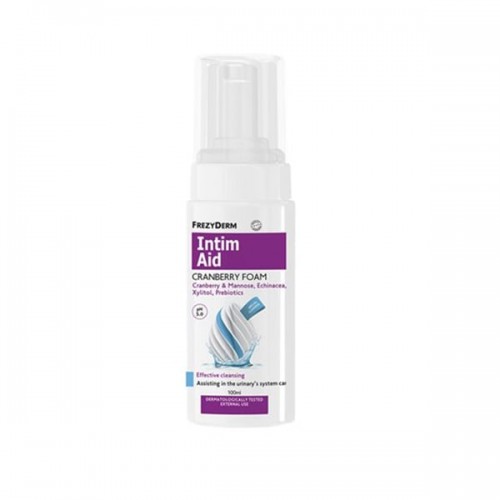 Frezyderm Intim Aid Cranberry Foam pH 5.0 Αφρός Καθαρισμού της Ευαίσθητης Περιοχής 100ml Frezyderm Intim Aid Cranberry Foam pH 5.0 Αφρός Καθαρισμού της Ευαίσθητης Περιοχής 100ml