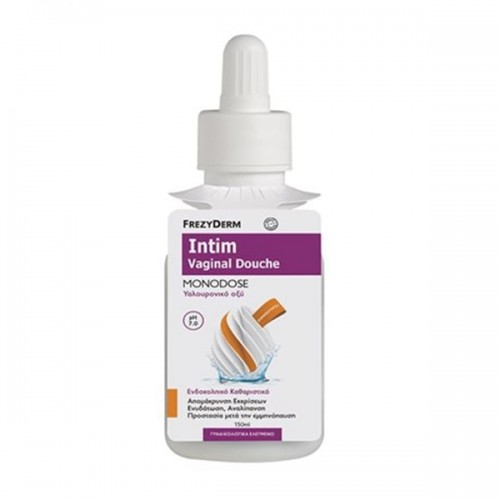Frezyderm Intim Vaginal Douche Monodose pH 7.0 Ενδοκολπικό Καθαριστικό με Υαλουρονικό Οξύ 150ml