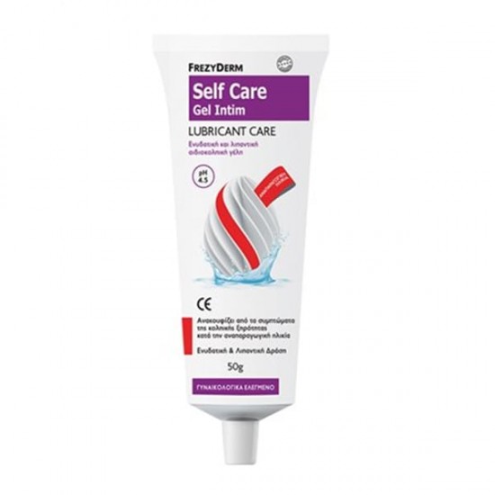 Frezyderm Self Care Gel Intim Lubricant Care pH 4.5 Ενυδατική & Λιπαντική Αιδοιoκολπική Γέλη 50gr