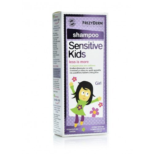 Frezyderm Sensitive Kids Shampoo for Girls Εξειδικευμένο Σαμπουάν Για Kορίτσια 200ml