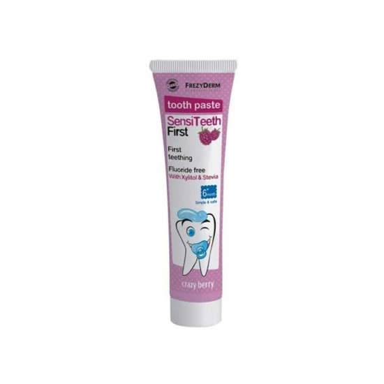 Frezyderm Sensiteeth First Toothpaste, Οδοντόκρεμα για Βρέφη από 6 Μηνών 40ml