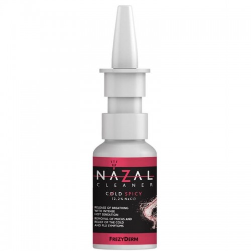 Frezyderm Nazal Cleaner Cold Spicy, Ελευθερώνει Άμεσα την Αναπνοή με έντονη αίσθηση καψίματος 30ml