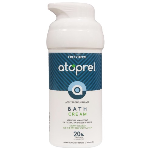 Frezyderm Atoprel Bath Cream, Κρεμώδες Καθαριστικό για Ευαίσθητο & Ξηρό Δέρμα 300ml Frezyderm Atoprel Bath Cream, Κρεμώδες Καθαριστικό για Ευαίσθητο & Ξηρό Δέρμα 300ml