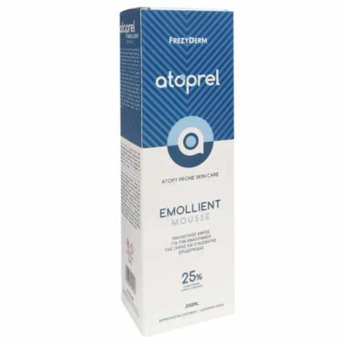Frezyderm Atoprel Emollient Mousse, Μαλακτικός Αφρός Αναλίπανσης της Ξηρής Επιδερμίδας 200ml Frezyderm Atoprel Emollient Mousse, Μαλακτικός Αφρός Αναλίπανσης της Ξηρής Επιδερμίδας 200ml