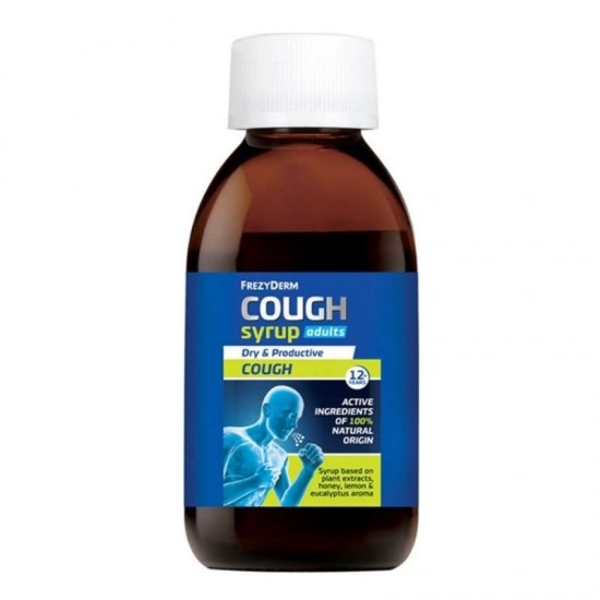 Frezyderm Cough Syrup Adults Σιρόπι για Ξηρό & Παραγωγικό Βήχα 182gr 
