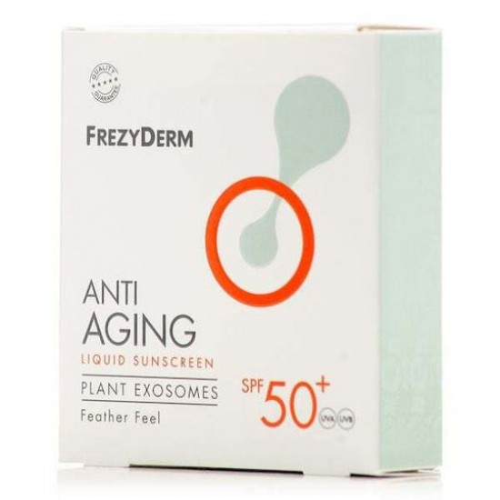 Frezyderm Anti-Aging Liquid Sunscreen Plant Exosomes SPF 50+ Αντιγηραντικό Αντηλιακό Προσώπου Ελαφριάς Υφής  50ml