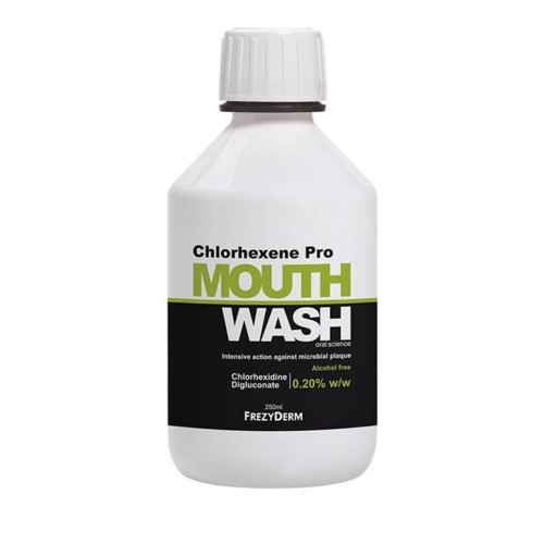 Frezyderm Chlorhexene Pro Mouthwash 0.20% Chlorhexidine. Στοματικό Διάλυμα Kατά της Μικροβιακής Πλάκας, 250ml Frezyderm Chlorhexene Pro Mouthwash 0.20% Chlorhexidine. Στοματικό Διάλυμα Kατά της Μικροβιακής Πλάκας, 250ml