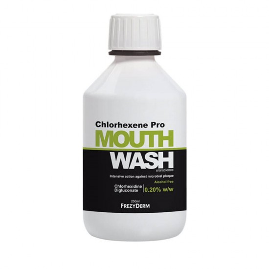Frezyderm Chlorhexene Pro Mouthwash 0.20% Chlorhexidine. Στοματικό Διάλυμα Kατά της Μικροβιακής Πλάκας, 250ml 