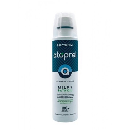 Frezyderm Atoprel Milky Bath Oil, Ειδικό Λάδι για τον Καθαρισμό & την Αναλίπανση της Ατοπικής Επιδερμίδας 250ml Frezyderm Atoprel Milky Bath Oil, Ειδικό Λάδι για τον Καθαρισμό & την Αναλίπανση της Ατοπικής Επιδερμίδας 250ml