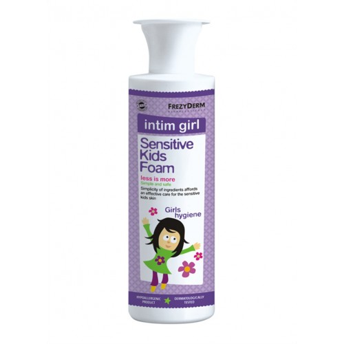 Frezyderm Sensitive Kids Intim Girl Foam Αφρός Καθαρισμού για την Καθημερινή Υγιεινή της Ευαίσθητης περιοχής 250ml