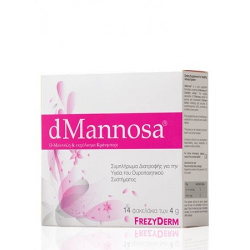 Frezyderm dMannosa D-Μαννόζη & Εκχύλισμα Cranberry για την Υγεία του Ουροποιητικού Συστήματος 14x4g Frezyderm dMannosa D-Μαννόζη & Εκχύλισμα Cranberry για την Υγεία του Ουροποιητικού Συστήματος 14x4g