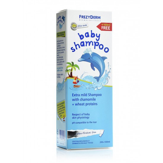 Frezyderm Baby Shampoo Βρεφικό Σαμπουάν Χωρίς Χρωστικές και Parabens 300ml