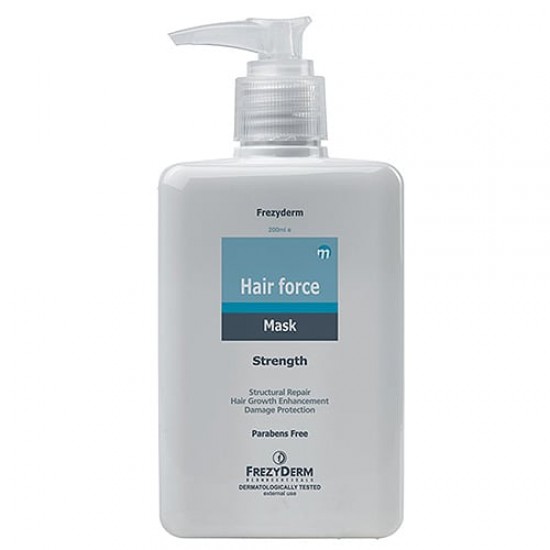 Frezyderm Hair Force Mask, Τριχοτονωτική Μάσκα Θρέψης και Ενδυνάμωσης 200ml