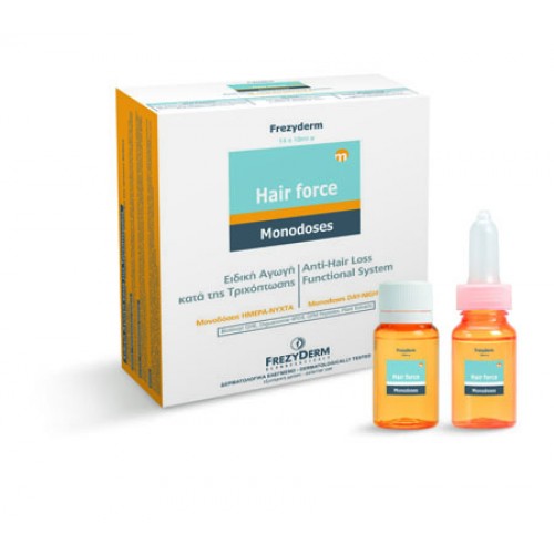 Frezyderm Hair Force Monodose Day/Night 14 *, Ειδική Αγωγή κατά της Τριχόπτωσης, για Άνδρες και Γυναίκες 10ml Frezyderm Hair Force Monodose Day/Night 14 *, Ειδική Αγωγή κατά της Τριχόπτωσης, για Άνδρες και Γυναίκες 10ml