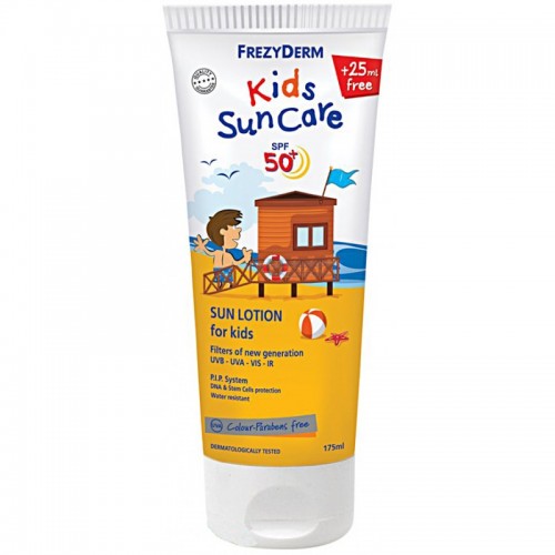 Frezyderm Kids Sun Care SPF50+ Αντηλιακό Γαλάκτωμα για Παιδιά, Πρόσωπο & Σώμα 175ml Frezyderm Kids Sun Care SPF50+ Αντηλιακό Γαλάκτωμα για Παιδιά, Πρόσωπο & Σώμα 175ml