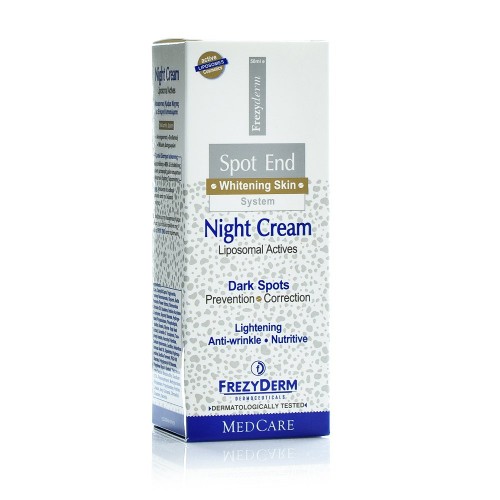 Frezyderm Spot End Night Cream Λευκαντική κρέμα Νύχτας, 50ml
