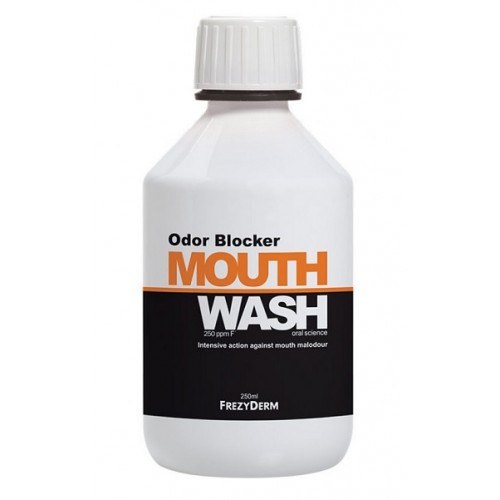 Frezyderm Mouthwash Odor Blocker, Στοματικό Διάλυμα Κατά της Δυσάρεστης Αναπνοής 250ml Frezyderm Mouthwash Odor Blocker, Στοματικό Διάλυμα Κατά της Δυσάρεστης Αναπνοής 250ml