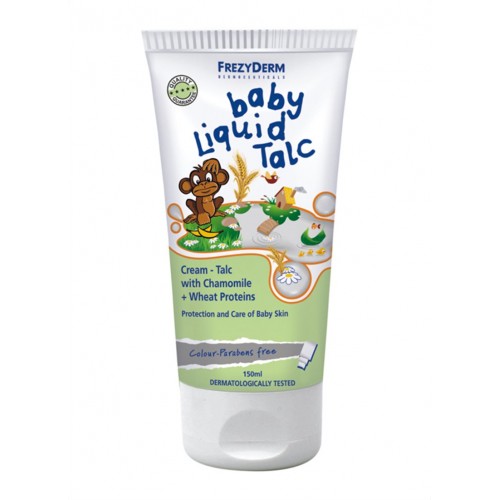 Frezyderm Baby Liquid Talc Κρέμα Ταλκ με Χαμομήλι & Πρωτεϊνες Σιταριού 150ml Frezyderm Baby Liquid Talc Κρέμα Ταλκ με Χαμομήλι & Πρωτεϊνες Σιταριού 150ml