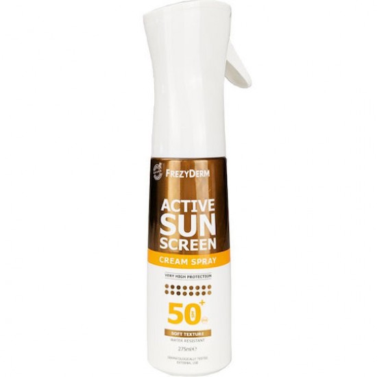 Frezyderm Active Sunscreen Cream Spray  SPF50+ Αντηλιακή Κρέμα σε Spray 275ml