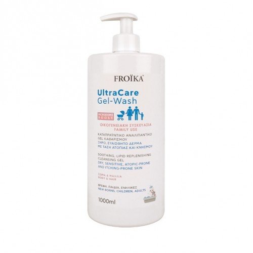 Froika UltraCare Gel-Wash Καταπραϋντικό, Αναλιπαντικό Gel Καθαρισμού 1000ml Froika UltraCare Gel-Wash Καταπραϋντικό, Αναλιπαντικό Gel Καθαρισμού 1000ml