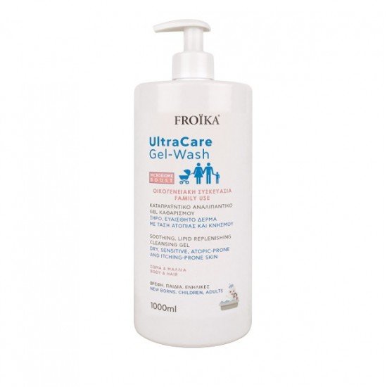 Froika UltraCare Gel-Wash Καταπραϋντικό, Αναλιπαντικό Gel Καθαρισμού 1000ml Froika UltraCare Gel-Wash Καταπραϋντικό, Αναλιπαντικό Gel Καθαρισμού 1000ml
