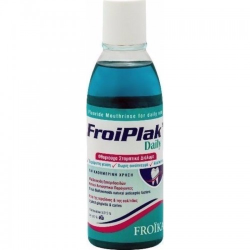 Froika Froiplak Daily Φθοριούχο Στοματικό Διάλυμα 500ml Froika Froiplak Daily Φθοριούχο Στοματικό Διάλυμα 500ml