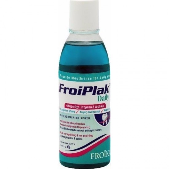 Froika Froiplak Daily Φθοριούχο Στοματικό Διάλυμα 500ml Froika Froiplak Daily Φθοριούχο Στοματικό Διάλυμα 500ml
