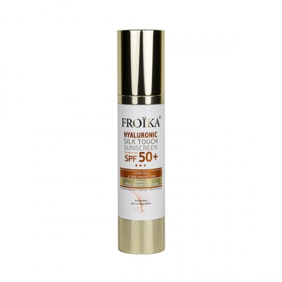 Froika Hyaluronic Silk Touch Suncare Cream SPF 50+, Αδιάβροχη Αντιηλιακή Κρέμα Προσώπου 50ml