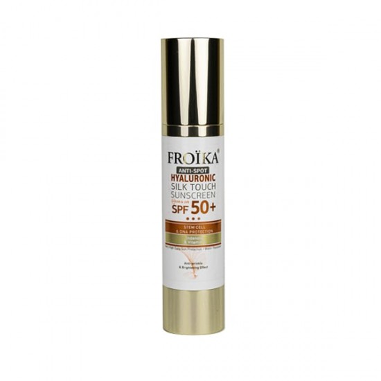Froika Hyaluronic Silk Touch Suncare Anti-Spot Cream SPF50+ Αδιάβροχη Αντιηλιακή Κρέμα Προσώπου για Πρόληψη Πανάδων 50ml