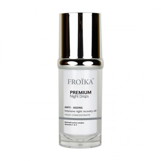 Froika Premium Night Drops Anti-Ageing, Εντατικό Λάδι Νυχτερινής Φροντίδας 30ml