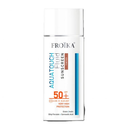 Froika Aquatouch Fluid Sunscreen SPF50+ Αντηλιακό Προσώπου με Χρώμα Tinted 50ml Froika Aquatouch Fluid Sunscreen SPF50+ Αντηλιακό Προσώπου με Χρώμα Tinted 50ml