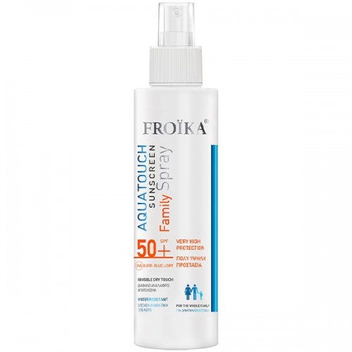 Froika Aquatouch Sunscreen Family Spray SPF50+ Αντηλιακό Σπρέι για Πρόσωπο & Σώμα 250ml Froika Aquatouch Sunscreen Family Spray SPF50+ Αντηλιακό Σπρέι για Πρόσωπο & Σώμα 250ml