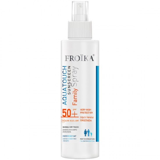 Froika Aquatouch Sunscreen Family Spray SPF50+ Αντηλιακό Σπρέι για Πρόσωπο & Σώμα 250ml Froika Aquatouch Sunscreen Family Spray SPF50+ Αντηλιακό Σπρέι για Πρόσωπο & Σώμα 250ml