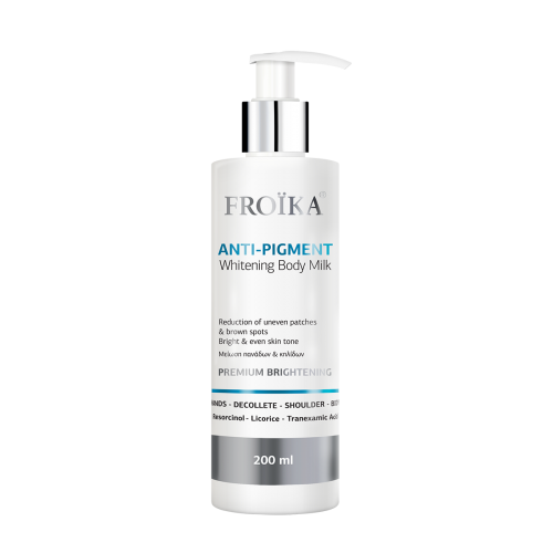 Froika Anti-Pigment Whitening Body Milk Γαλάκτωμα Σώματος για Μείωση Πανάδων & Κηλίδων 200ml Froika Anti-Pigment Whitening Body Milk Γαλάκτωμα Σώματος για Μείωση Πανάδων & Κηλίδων 200ml