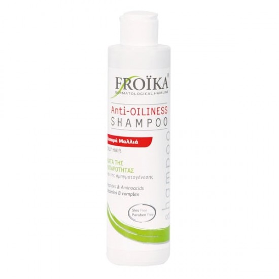 Froika Anti-Oiliness Shampoo Κατά της Λιπαρότητας & της Σμηγματογένεσης 200ml
