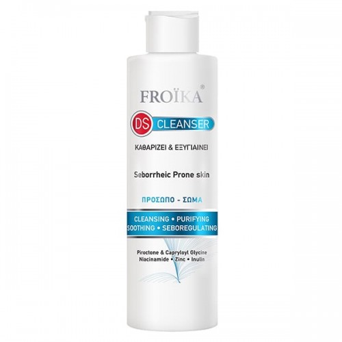 Froika DS Cleanser Σμηγματορρυθμιστικό & Καταπραϋντικό Υγρό Καθαρισμού, Πρόσωπο & Σώμα 200ml Froika DS Cleanser Σμηγματορρυθμιστικό & Καταπραϋντικό Υγρό Καθαρισμού, Πρόσωπο & Σώμα 200ml