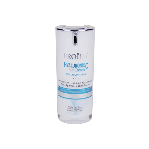 Froika Hyaluronic C - Eyes, Αντιγηραντική Πεπτιδιακή Κρέμα Ματιών για Ρυτίδες, Μαύρους Κύκλους και Σακούλες 15ml