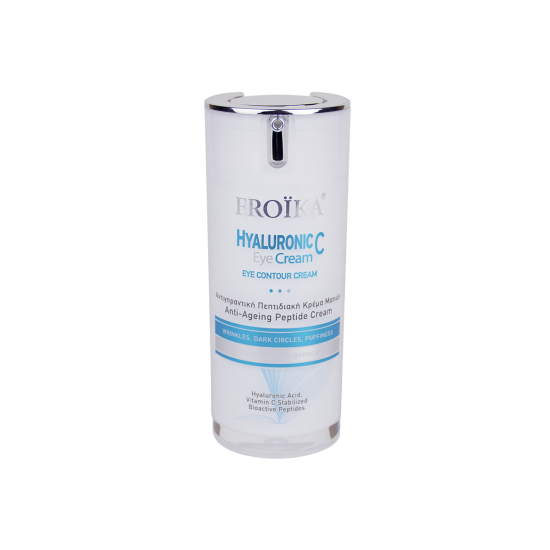 Froika Hyaluronic C - Eyes, Αντιγηραντική Πεπτιδιακή Κρέμα Ματιών για Ρυτίδες, Μαύρους Κύκλους και Σακούλες 15ml Froika Hyaluronic C - Eyes, Αντιγηραντική Πεπτιδιακή Κρέμα Ματιών για Ρυτίδες, Μαύρους Κύκλους και Σακούλες 15ml