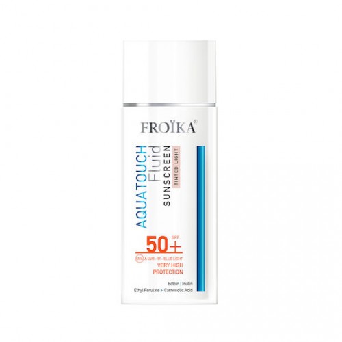 Froika Aquatouch Fluid Sunscreen SPF50+ Αντηλιακό Προσώπου με Χρώμα Tinted Light 50ml Froika Aquatouch Fluid Sunscreen SPF50+ Αντηλιακό Προσώπου με Χρώμα Tinted Light 50ml