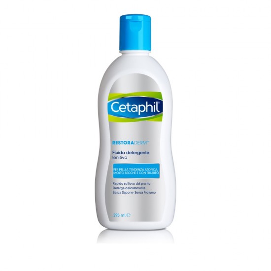 Cetaphil Restoraderm Απαλό Αφρόλουτρο Καθαρισμού 295ml