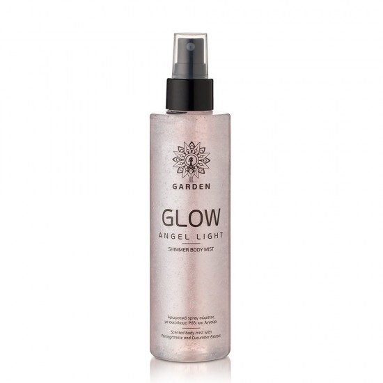 Garden Glow Angel Light Body Mist Silver Rose Shimmer Αρωματικό Spray Σώματος με Ασημένια Λάμψη 200ml